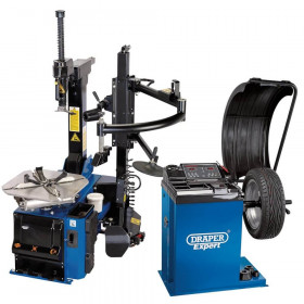 02152 Tyre Changer With Assist Arm And Wheel Balancer Kit per kit