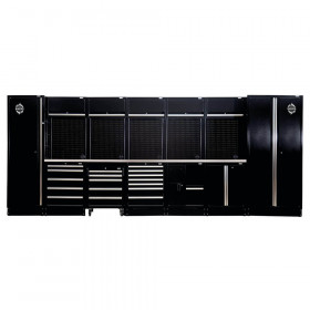 04393 Bunker® Modular Storage Combo With Stainless Steel Worktop (25 Piece)