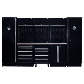 04402 Bunker® Modular Storage Combo With Stainless Steel Worktop (16 Piece)