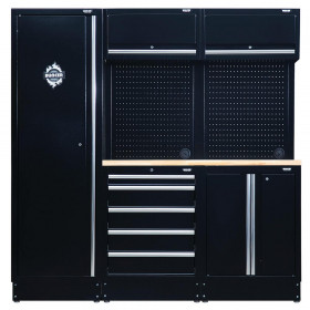04488 Bunker® Modular Storage Combo With Hardwood Worktop (11 Piece)