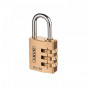 Abus Mechanical 32162 165/30 30Mm Solid Brass Body Combination Padlock (3-Digit) Carded