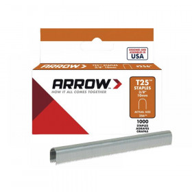 Arrow T25 Staples 10mm (3/8in) (Box 1000)