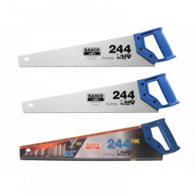 Bahco 2 x 244 Hardpoint Handsaw 550mm (22in) & 1 x 244 Fine Cut Handsaw 550mm (22in)