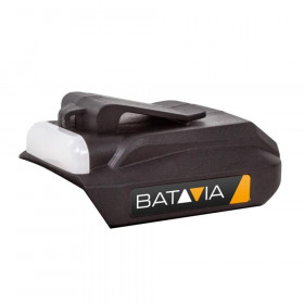 Batavia Battery USB Charging Adapter & Flashlight 18V