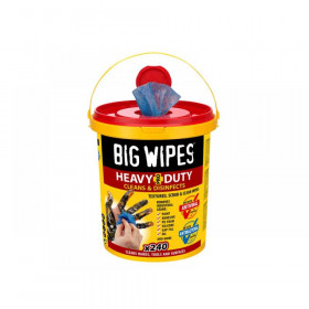 Big Wipes Heavy-Duty Pro+ Antiviral Wipes (Bucket 240)
