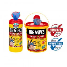 Big Wipes Heavy-Duty Pro+ Antiviral Wipes Range