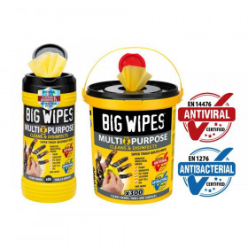 Big Wipes Multi-Purpose Pro+ Antiviral Wipes Range