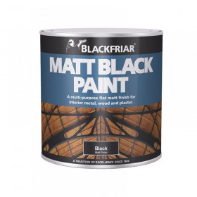 Blackfriar Matt Black Paint Range