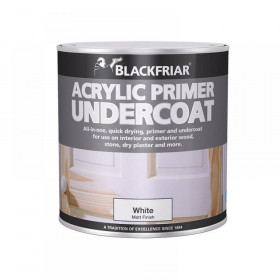 Blackfriar Quick Drying Acrylic Primer Undercoat Grey 1 litre