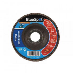 Blue Spot Tools Sanding Flap Disc 115mm 60 Grit