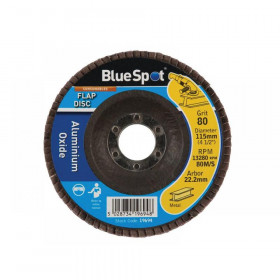 Blue Spot Tools Sanding Flap Disc 115mm 80 Grit