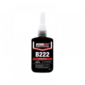 Bondloc B222 Screwlock Low Strength Threadlocker Range