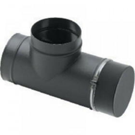Clarke 6 Inch 90 Tee Flue Pipe With Soot Box