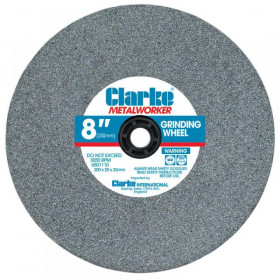 Clarke 8"/200Mm Medium Grit Grinding Wheel / 32Mm Bore