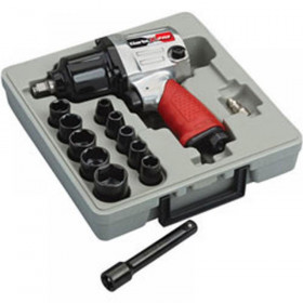 Clarke Cat132 X-Pro 13Pc Twin Hammer Air Impact Wrench Kit