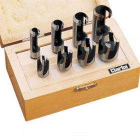 Clarke Cht367 8 Piece Drill Plug Cutter Set