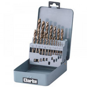 Clarke Cht383 19Pce Cobalt Steel Drill Bit Set