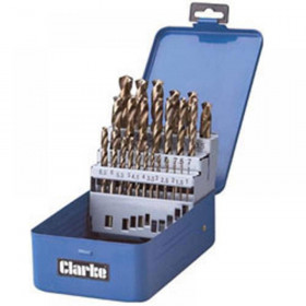 Clarke Cht384 25Pce Cobalt Steel Drill Bit Set