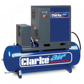 Clarke Cxr15Rd 15Hp Industrial Screw Compressor With Air Receiver & Dryer