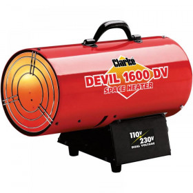 Clarke Devil1600Dv Dual Voltage 110/230V Gas Heater