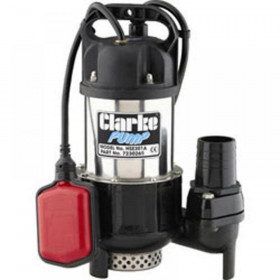 Clarke Hse301A 2 H/Duty Submersible Water Pump With Float Switch (110V)