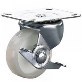 Clarke Ml126-1W 50Mm Diameter Nylon Wheel Swivel With Brake