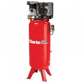 Clarke Ve15C150 14Cfm Industrial Vertical Electric Air Compressor 1Ph (150Ltr)