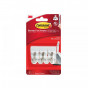 Command™ 17067 White Wire Hooks (Pack 3)