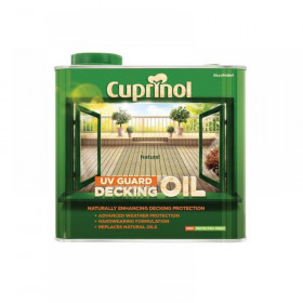 Cuprinol UV Guard Decking Oil Natural 2.5 litre