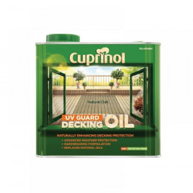 Cuprinol UV Guard Decking Oil Natural Oak 2.5 litre