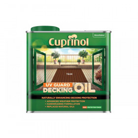 Cuprinol UV Guard Decking Oil Teak 2.5 litre