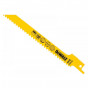 Dewalt DT2351-QZ Bi-Metal Reciprocating Blade For Wood, Fine Fast Cuts 152Mm X 6 Tpi (Pack 5)