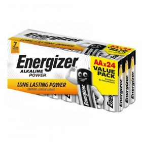 Energizer AA Cell Alkaline Power Batteries (Pack 24)