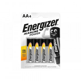Energizer AA Cell Alkaline Power Batteries (Pack 4)