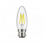 Energizer® S12868 Led Bc (B22) Candle Filament Non-Dimmable Bulb, Warm White 470 Lm 4W