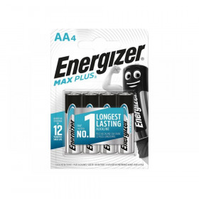 Energizer MAX PLUS AA Alkaline Batteries (Pack 4)