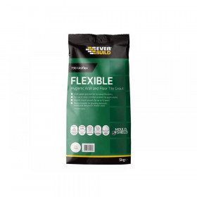 Everbuild 730 Uniflex Hygienic Tile Grout Ivory 5kg