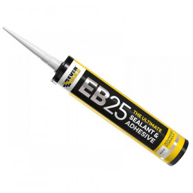 Everbuild EB25 Hybrid Sealant Adhesive White 300ml