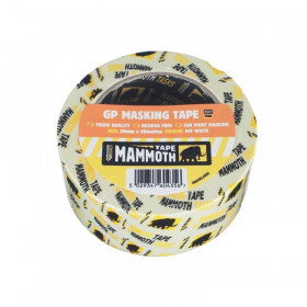 Everbuild Mammoth Retail/Labelled Masking Tape Range