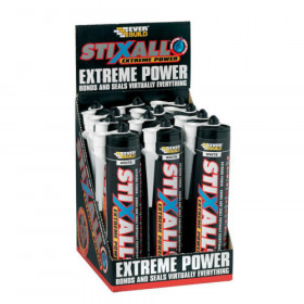 Everbuild Stixall Extreme Power Cartridge White 290ml / Box of 12