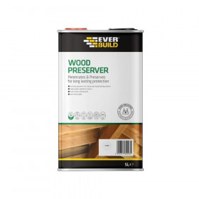 Everbuild Wood Preserver Dark Oak 5 litre