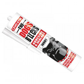 EVO-STIK The Dogs B*ll*cks Multipurpose Adhesive & Sealant Ivory 290ml