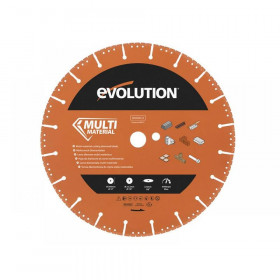 Evolution Multi-Material Diamond Demolition Disc Cutter Blade 300 x 22.2mm