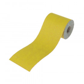 Faithfull Aluminium Oxide Sanding Paper Roll Yellow 115mm x 10m 120G