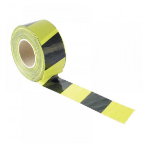 Faithfull Barrier Tape 70mm x 500m Black & Yellow