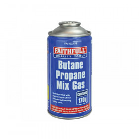 Faithfull Butane Propane Mix Gas Cartridge Range