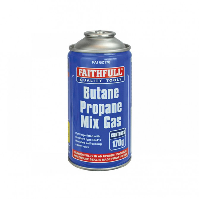 Faithfull Butane Propane Gas Cartridge Range Tools Direct
