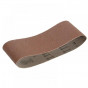 Faithfull 008524 Cloth Sanding Belt 533 X 75Mm Medium 80G (Pack 3)