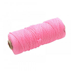 Faithfull Hi-Vis Nylon Brick Line 100m (330ft) Pink