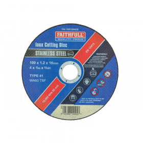 Faithfull Inox Cutting Disc Range